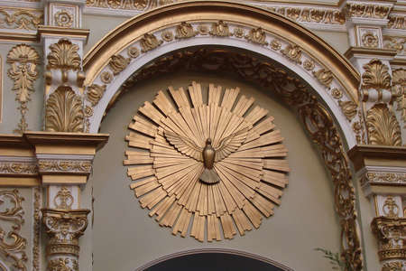 Altar Decoration in Orthodox Cathedralのeditorial素材