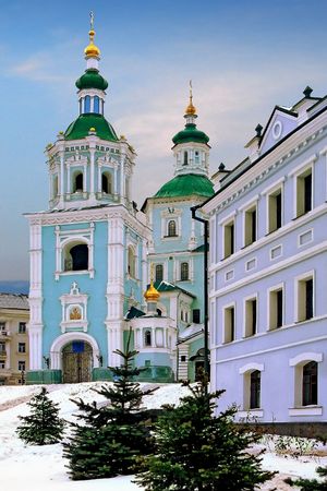 St. Voskresensky Cathedral Church in Ukrainian city of Sumy