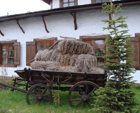 Old Ukrainian rural backyard 5の写真素材