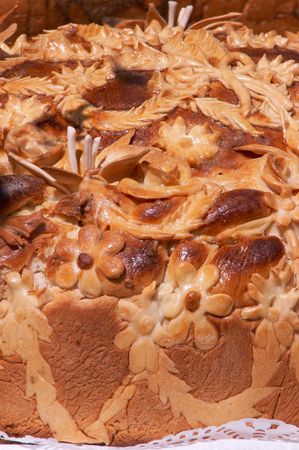 Ukrainian handmade festive bakery Holiday Bread