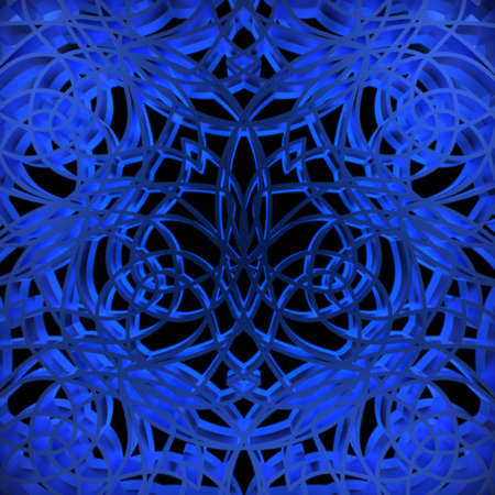 Abstract dark blue background. Computer generated 3D rendering.の写真素材