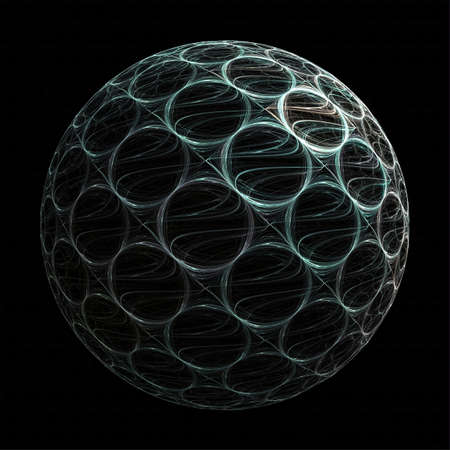 Abstract creativity fractal background with computer generated paint effect.