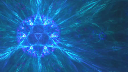 Abstract creative fractal fantasy background. Template for card design.