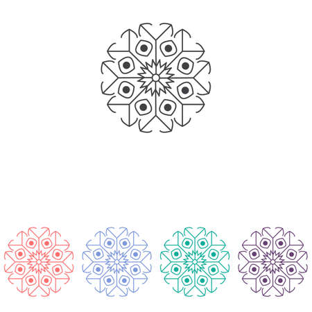 Abstract stylish logo icon vector design. Universal creative symbol. Ideal for your logos and signs.のイラスト素材