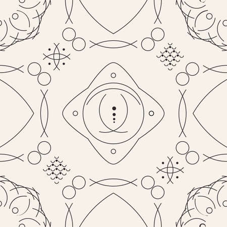 Simple abstract geometric pattern for backgrounds, textures and print. Simple geometric shapesのイラスト素材