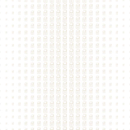 Winter holidays seamless pattern with christmas house. Ideals for xmas backgroundのイラスト素材