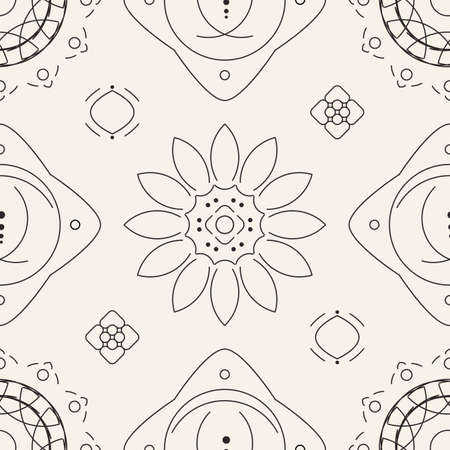 Simple abstract geometric pattern for backgrounds, textures and printのイラスト素材