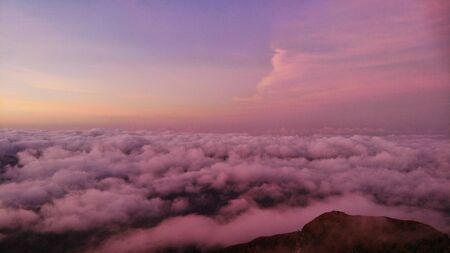 Sunrise after night Walk on Mt Batur