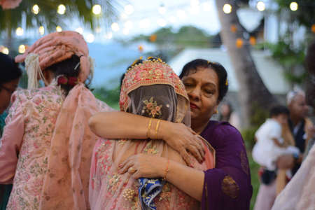 Phuket, Thailand - November 14, 2019: Indian wedding celebration in Thailandのeditorial素材