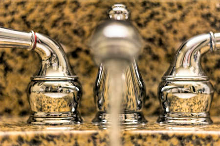 Upscale Faucet Runningの写真素材