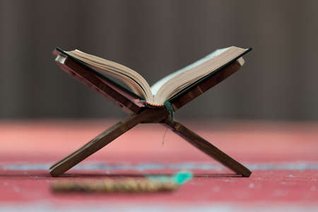 Quran - holy book of Muslims, in the mosque.の写真素材