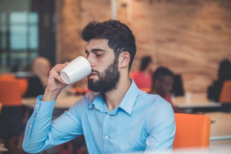 startup business, software developer working on computer at modern officeの写真素材