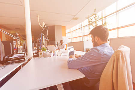 startup business people group working everyday job at modern office