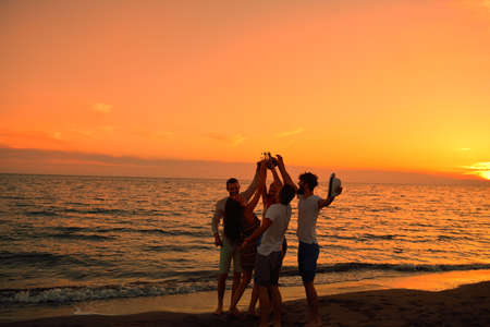 People Celebration Beach Party Summer Holiday Vacation Conceptの写真素材