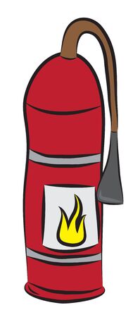 Fire extinguisher, safety tool.のイラスト素材