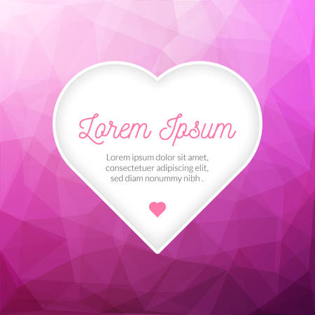 Heart Background Vector illustration.のイラスト素材