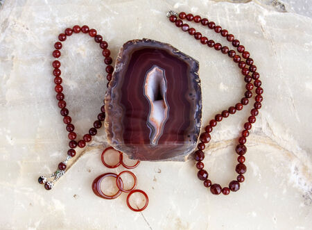 precious natural stone in ,cappadociaの写真素材