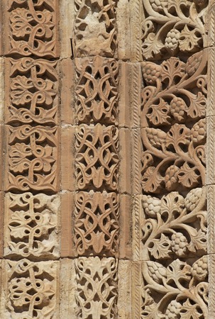 historical building in Mardin and stone workの写真素材