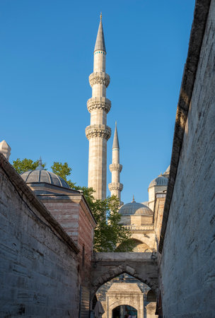 The Suleymaniye Mosque is an Ottoman imperial mosque in Istanbul, Turkey. It is the largest mosque in the city.のeditorial素材
