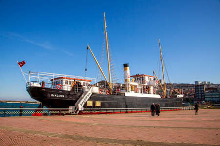 Samsun, Turkey - March 20, 2010: Bandirma Ferry Museum view in Samsun. Different works belonging to AtatÃ¼rk are exhibited in the museum.のeditorial素材