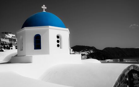 Oia's churchの写真素材