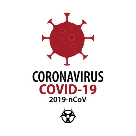 Novel Coronavirus (2019-nCoV). Virus Covid 19-NCP. Vector illustration.のイラスト素材