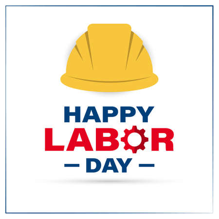 Labor Day in the United States. Background, poster, card, banner vector illustrationのイラスト素材