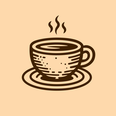 Simple Coffee Cup symbolのイラスト素材