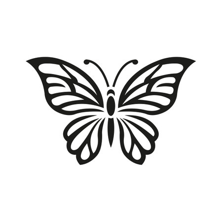 Butterfly icon. isolated vector illustrationのイラスト素材