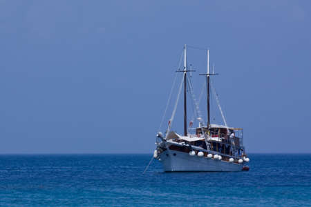 ship on beachの写真素材