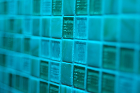 Abstract square background in tealの写真素材