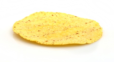 Plain corn tortilla の写真素材