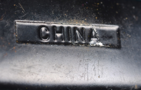 made in china imprint on product with nobodyの写真素材