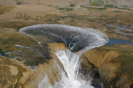 Wave backlashの写真素材