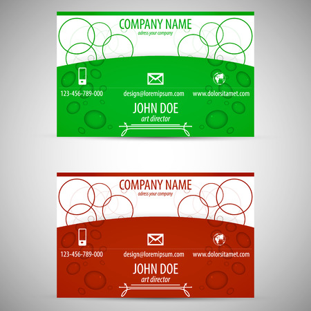 business cardのイラスト素材