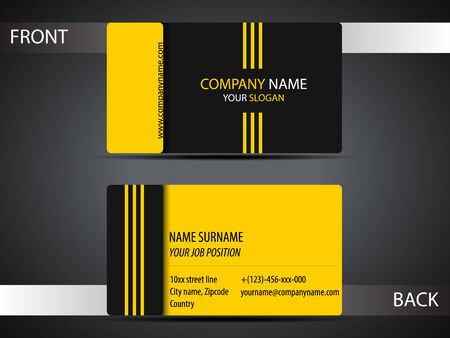 Modern simple business card templateのイラスト素材