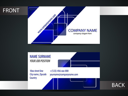 Modern simple business card templateのイラスト素材