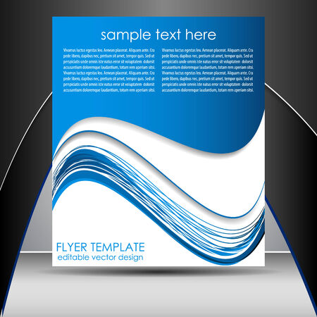 Professional business flyer template or corporate bannerのイラスト素材