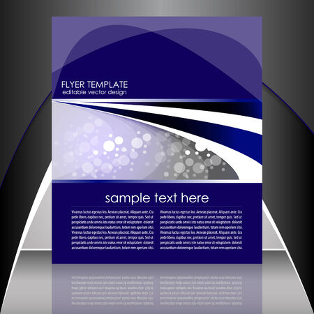 Professional business flyer template or corporate bannerのイラスト素材