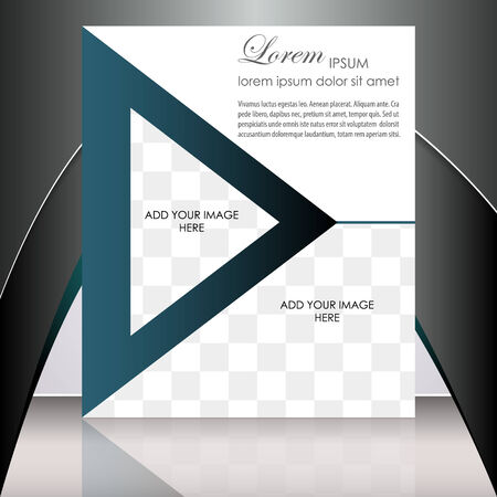 Professional business flyer template or corporate bannerのイラスト素材