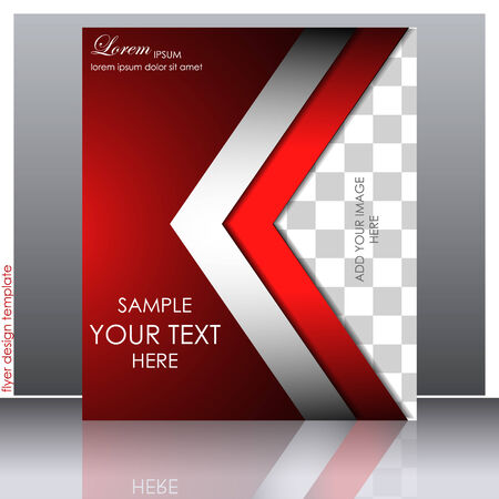 Professional business flyer template or corporate bannerのイラスト素材