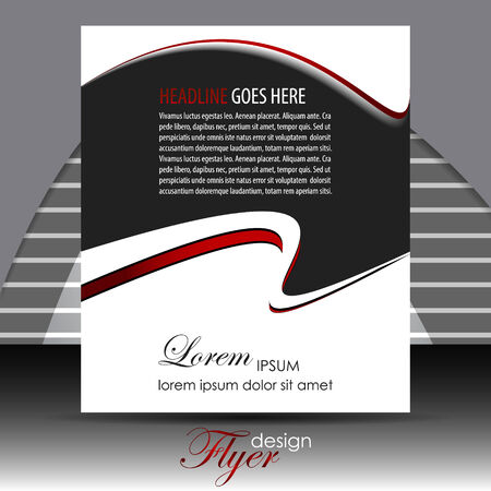 Professional business flyer template or corporate bannerのイラスト素材