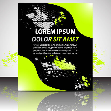 Professional business flyer template or corporate bannerのイラスト素材