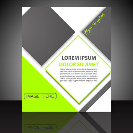 sional business flyer template or corporate bannerのイラスト素材