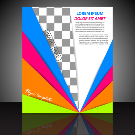 Professional business flyer template or corporate bannerのイラスト素材