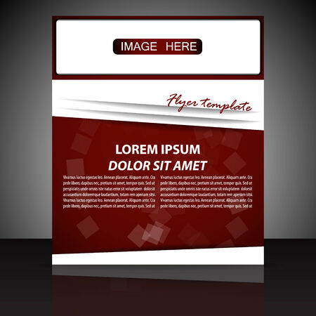 Professional business flyer template or corporate bannerのイラスト素材