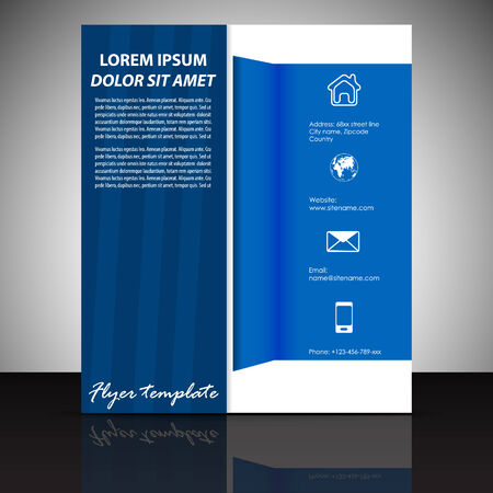 Business flyer template or corporate bannerのイラスト素材