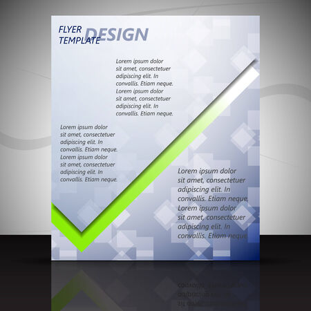 Professional business flyer template or corporate bannerのイラスト素材