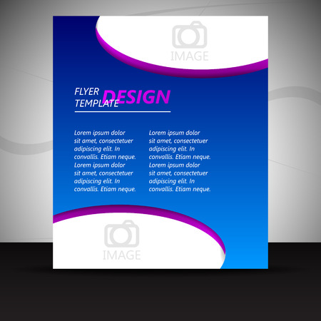Professional business flyer template or corporate bannerのイラスト素材