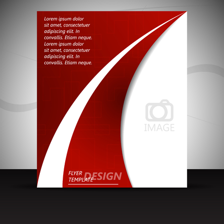 Professional business flyer template or corporate bannerのイラスト素材
